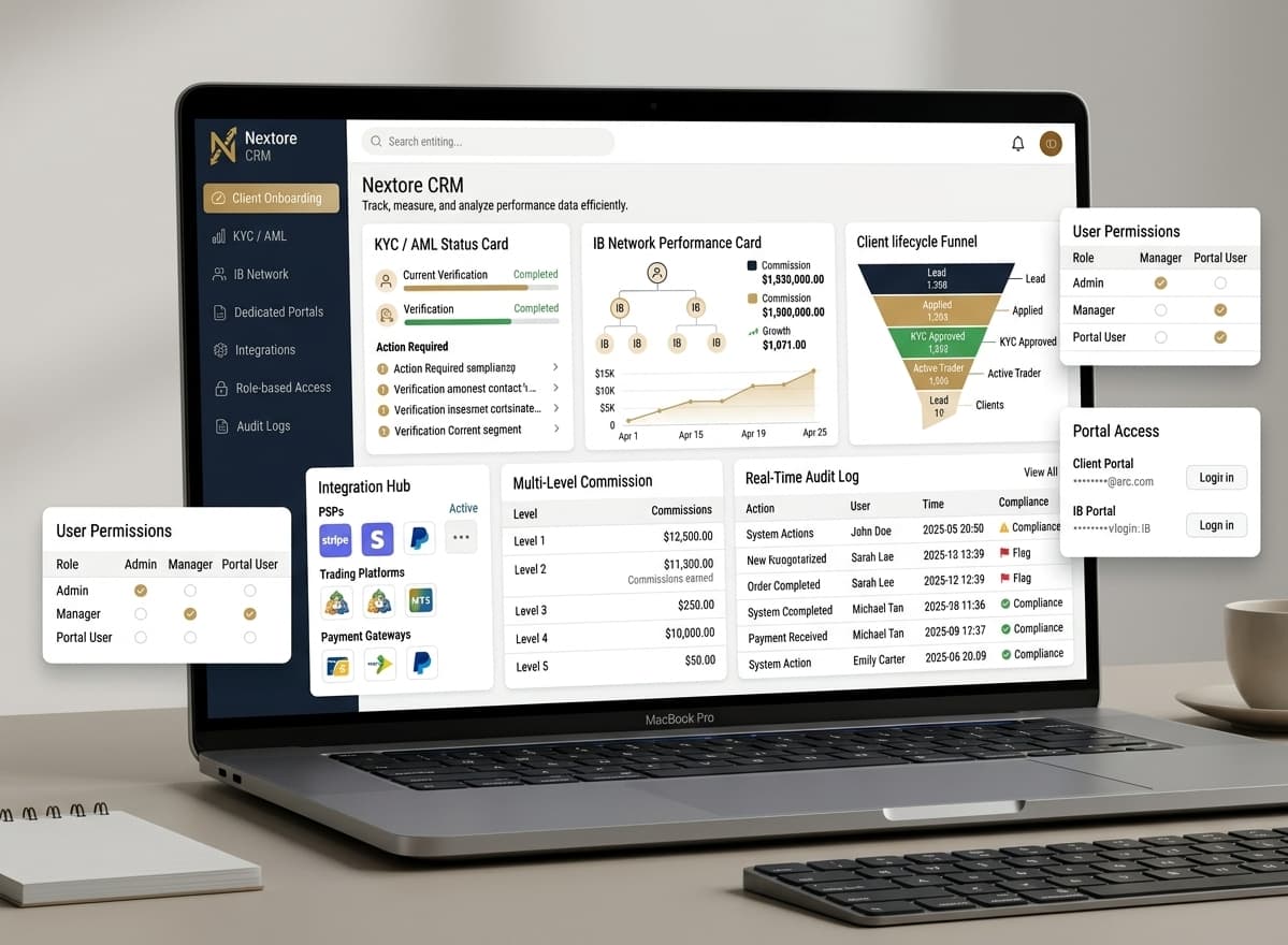 Fintech CRM & Broker Solutions preview
